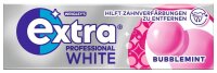 extra® PROFESSIONAL WHITE BUBBLEMINT Kaugummis 30x 10 Dragees, 30 St.
