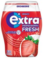 extra® PROFESSIONAL FRESH ERDBEERE Kaugummis 50...
