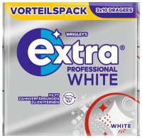extra® PROFESSIONAL WHITE Kaugummis 20x 3x10 Dragees, 20 St.