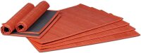 relaxdays Platzset rot 30,0 x 45,0 cm, 6 St.