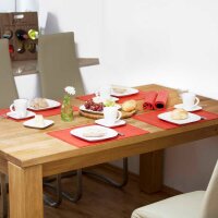 relaxdays Platzset rot 30,0 x 45,0 cm, 6 St.