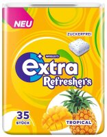 extra® Refreshers TROPICAL Kaugummis 35 Dragees, 1 St.