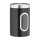 relaxdays Vorratsdose 17,0 cm hoch schwarz 1,4 l, 1 St.