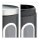 relaxdays Vorratsdose 17,0 cm hoch schwarz 1,4 l, 1 St.