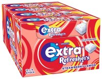 extra® Refreshers STRAWBERRY LEMON Kaugummis 12x 8 Dragees, 12 St.