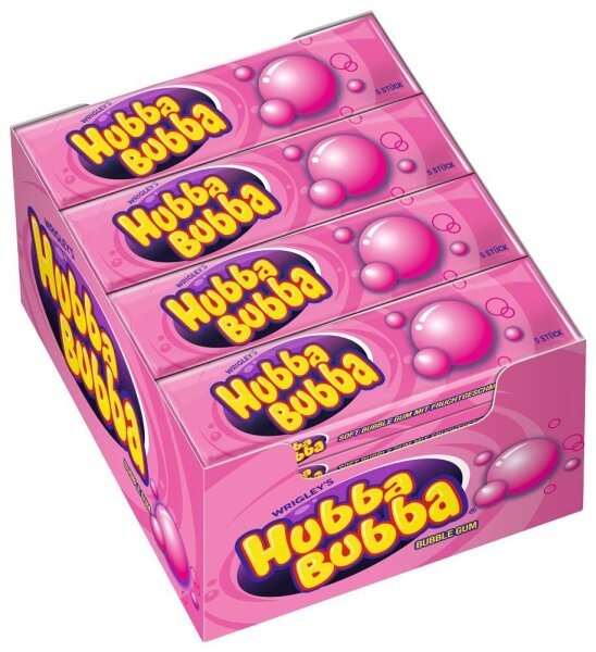 Hubba Bubba Fancy Fruit Kaugummis 20 Packs à 5 Stück  ( 355741 )