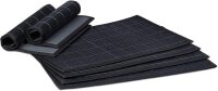 6 relaxdays Platzset schwarz 30,0 x 45,0 cm  ( 10020505_46 )