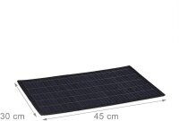 6 relaxdays Platzset schwarz 30,0 x 45,0 cm  ( 10020505_46 )