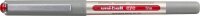 uni-ball eye fine UB-157E Tintenroller silber 0,4 mm, Schreibfarbe: rot, 12 St.