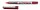 uni-ball eye fine UB-157E Tintenroller silber 0,4 mm, Schreibfarbe: rot, 12 St.