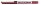 uni-ball eye fine UB-157E Tintenroller silber 0,4 mm, Schreibfarbe: rot, 12 St.