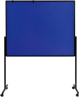 Legamaster mobiles Whiteboard PREMIUM PLUS Multiboard XL 150,0 x 120,0 cm marineblau#!#weiß lackierter Stahl