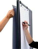 Legamaster mobiles Whiteboard PREMIUM PLUS Multiboard XL 150,0 x 120,0 cm marineblau#!#weiß lackierter Stahl