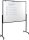 Legamaster mobiles Whiteboard PREMIUM PLUS Multiboard XL 150,0 x 120,0 cm marineblau#!#weiß lackierter Stahl
