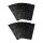10 relaxdays Wandpaneele selbstklebend, schwarz 70,0 x 78,0 cm  ( 10026763_1064 )