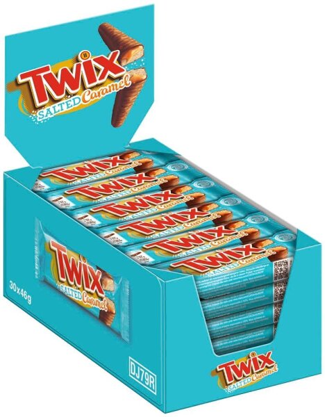 TWIX Salted Caramel Schokoriegel 30 x 46,0 g  ( 461867 )