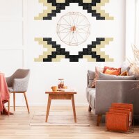 10 relaxdays Wandpaneele selbstklebend, grau 70,0 x 78,0 cm  ( 10026763_1061 )