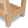 relaxdays Zeitungsständer 10020656_0 braun Holz, DIN A4, 1 St.