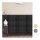 relaxdays Wandpaneele selbstklebend, schwarz 70,0 x 78,0 cm, 5 St.