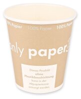 NATURE Star Einweg-Kaffeebecher Only Paper braun,...