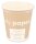 NATURE Star Einweg-Kaffeebecher Only Paper braun, weiß 250 ml, 50 St.