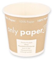 NATURE Star Einweg-Kaffeebecher Only Paper braun,...
