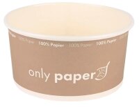 NATURE Star Einweg-Salatschalen Only Paper braun,...