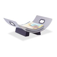 relaxdays Kaminholzkorb silber, schwarz 41,0 x 33,0 x...