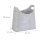relaxdays Kaminholztasche 20,0 l hellgrau 40,0 x 23,0 x 39,5 cm, 1 St.