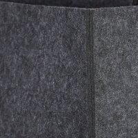 relaxdays Kaminholztasche 50,0 l anthrazit 43,0 x 36,5 x 34,5 cm, 1 St.