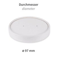 NATURE Star Deckel für Einweg-Suppenbecher Only...