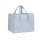 relaxdays Kaminholztasche 50,0 l hellgrau 43,0 x 36,5 x 34,5 cm, 1 St.