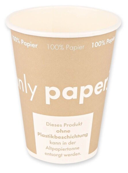 NATURE Star Einweg-Kaffeebecher Only Paper 300 ml, 50 St.  ( 4039123 )