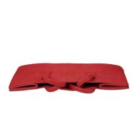 relaxdays Kaminholztasche 27,0 l rot 25,0 x 50,0 x 25,0 cm, 1 St.