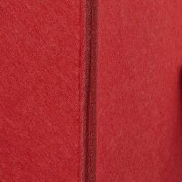 relaxdays Kaminholztasche 27,0 l rot 25,0 x 50,0 x 25,0 cm, 1 St.
