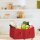 relaxdays Kaminholztasche 27,0 l rot 25,0 x 50,0 x 25,0 cm, 1 St.
