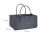 relaxdays Kaminholztasche 27,0 l anthrazit 25,0 x 50,0 x 25,0 cm, 1 St.