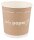 NATURE Star Einweg-Suppenbecher Only Paper braun, weiß 750 ml, 25 St.
