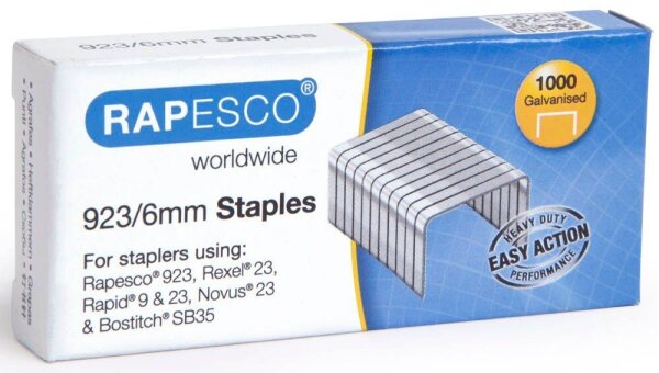 RAPESCO® Heftklammern 923 23/6, 1.000 St.