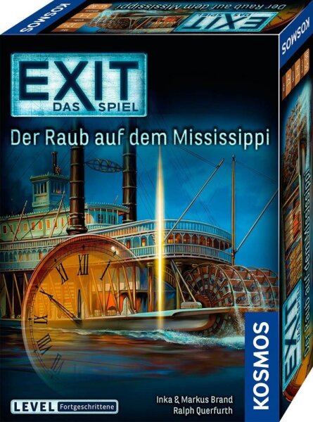 KOSMOS EXIT - Das Spiel: Der Raub auf dem Mississippi Escape-Room Spiel, 1 St.