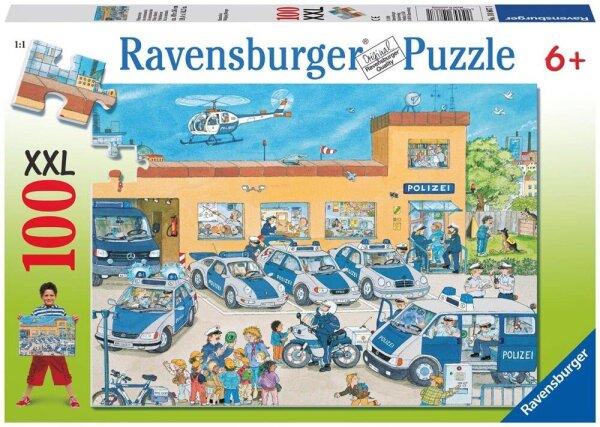 Ravensburger XXL Polizeirevier Puzzle, 100 Teile