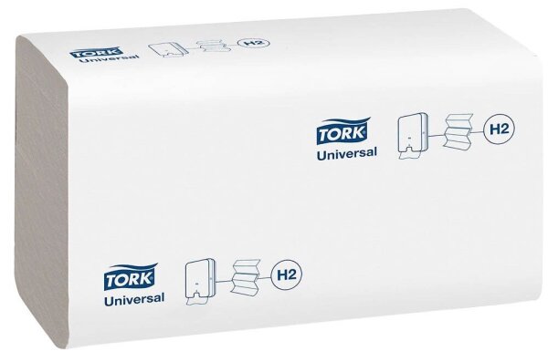 TORK Papierhandtücher 150100 Xpress® H2 Universal Interfold-Falzung 1-lagig weiß, 4.830 Tücher