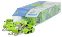 RAPESCO® Foldbackklammern Smiles grün 1,9 cm, 80...