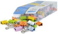 RAPESCO® Foldbackklammern Smiles farbsortiert 1,9 cm,...