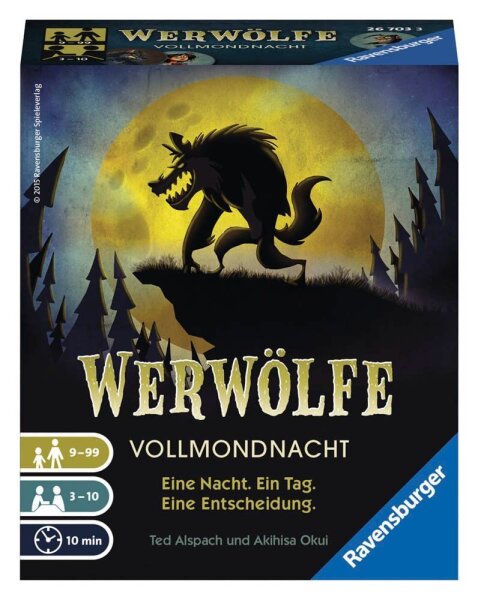 Ravensburger Werwölfe - Vollmondnacht Kartenspiel, 1 St.