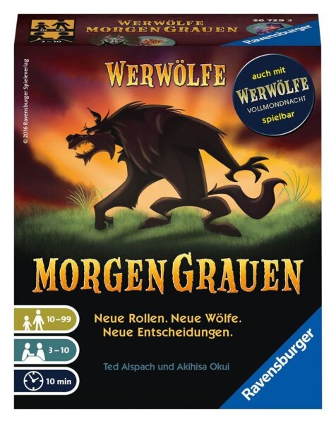 Ravensburger Werwölfe - Morgen Grauen Kartenspiel, 1 St.