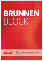 BRUNNEN Briefblöcke DIN A4 kariert  ( 1052728 )