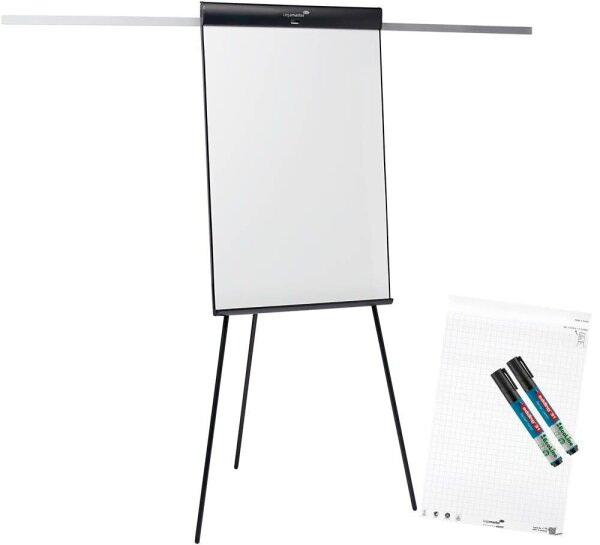 AKTION: Legamaster Flipchart SKETCH PRO 7-152910 + GRATIS 1x SKETCH ECO Papierblock (kariert), 2x edding 31 EcoLine Flipchartmarker