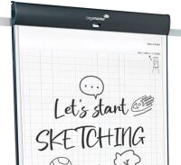 AKTION: Legamaster Flipchart SKETCH PRO 7-153310 + GRATIS 1x SKETCH ECO Papierblock (kariert), 2x edding 31 EcoLine Flipchartmarker