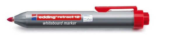 edding retract 12 Whiteboard-Marker rot 1,5 - 3,0 mm, 1 St.